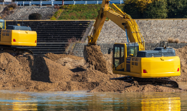 Locação de equipamentos da linha amarela
