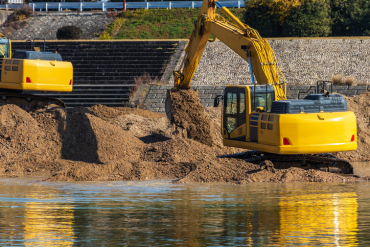 Locação de linha amarela para obras e operações rurais